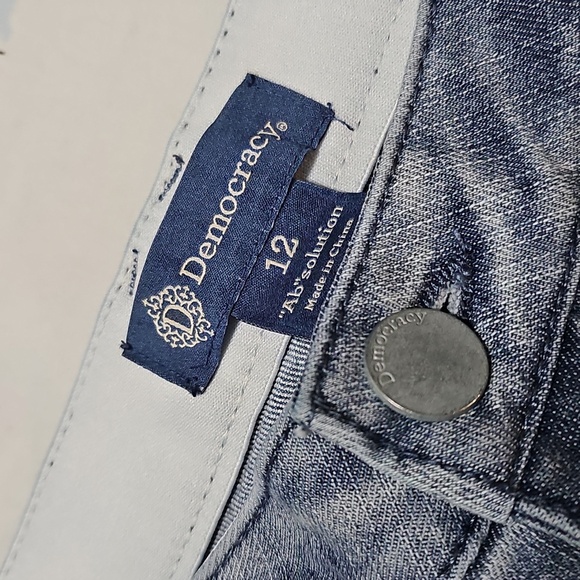 Democracy Ab Solution High Waist Jeans Size 12 - Picture 4 of 7